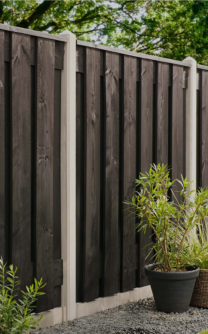 Betonpalen schutting