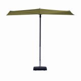 Balkonparasol Sun Wave | 270 x 150 cm | Sage Green