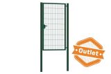 Enkele tuinpoort | Premium | Breedte 100 cm | Hoogte 180 cm | RAL6009 | Uitlopend model