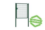 Enkele tuinpoort | Premium | Breedte 120 cm | Hoogte 140 cm | RAL6009 | Uitlopend model