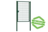 Enkele tuinpoort | Premium | Breedte 120 cm | Hoogte 180 cm | RAL6009 | Uitlopend model