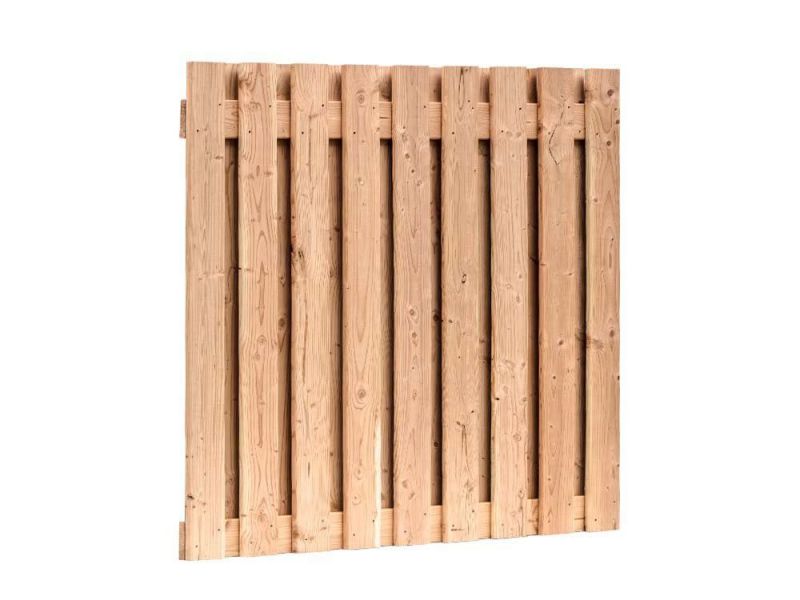 longontsteking nerveus worden houten Douglas hout tuinscherm 19 planks 180 cm | Hekwerkonline.nl