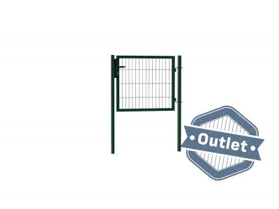 Enkele tuinpoort | Budget | Breedte 100 cm | Hoogte 80 cm | RAL6009