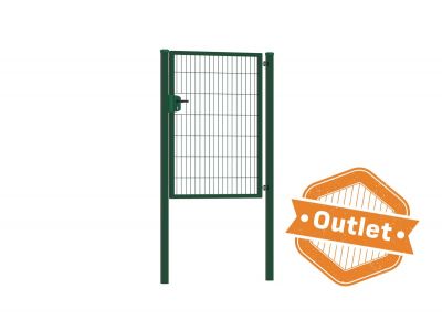 Enkele tuinpoort | Premium | Breedte 100 cm | Hoogte 140 cm | RAL6009 | Uitlopend model