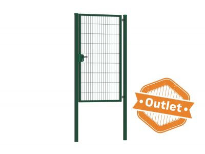 Enkele tuinpoort | Premium | Breedte 100 cm | Hoogte 180 cm | RAL6009 | Uitlopend model