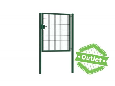 Enkele tuinpoort | Premium | Breedte 120 cm | Hoogte 140 cm | RAL6009 | Uitlopend model