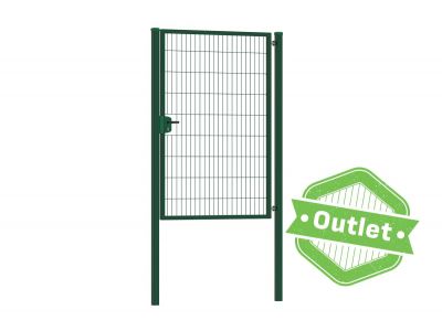 Enkele tuinpoort | Premium | Breedte 120 cm | Hoogte 180 cm | RAL6009 | Uitlopend model