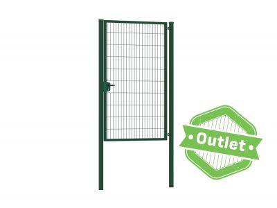 Enkele tuinpoort | Premium | Breedte 120 cm | Hoogte 200 cm | RAL6009 | Uitlopend model