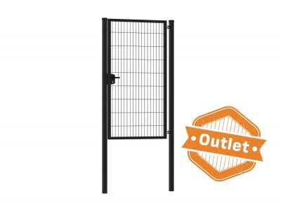 Enkele tuinpoort | Premium | Breedte 100 cm | Hoogte 180 cm | RAL9005 | Uitlopend model