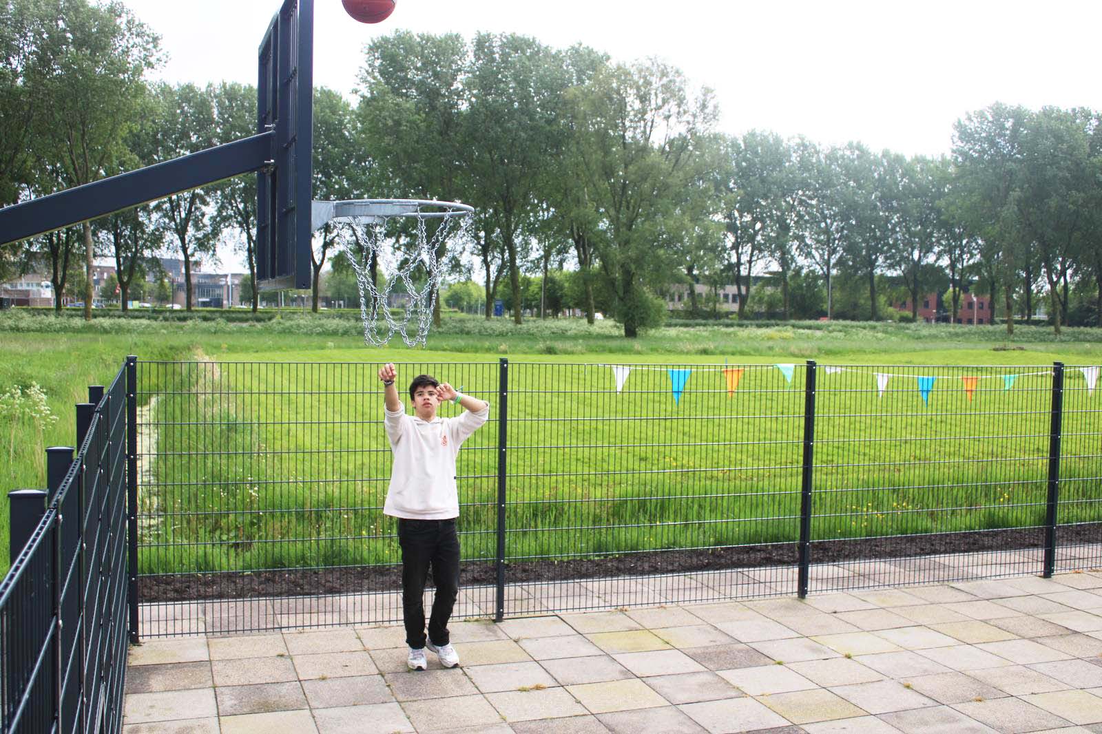 Pannakooi met basket